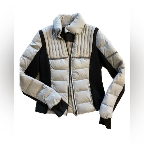 LAST CHANCE Blanc Noir reflective puffer jacket - Picture 1 of 4